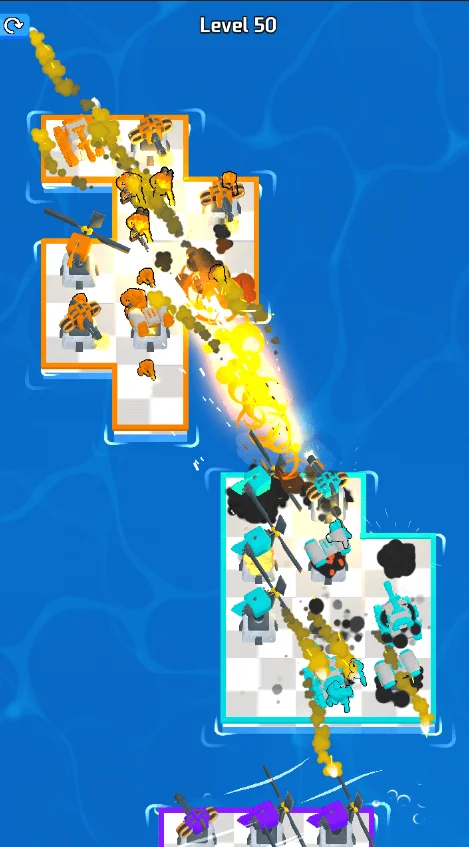 War of Rafts: Crazy Sea Battle 3D Game — screenshot 2