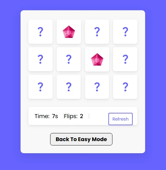 Memory Cards Game — screenshot 4