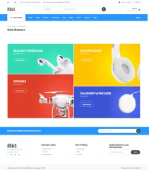 iBid - Multi Vendor Auctions WooCommerce Theme