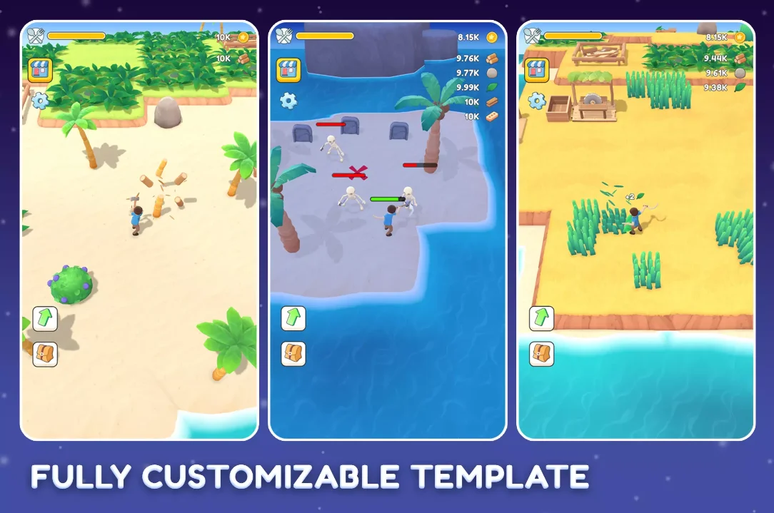 Survival Island | Template + Editor — screenshot 1