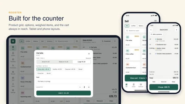 Wrenfield - Point of Sale UI Kit for Flutter — screenshot 1