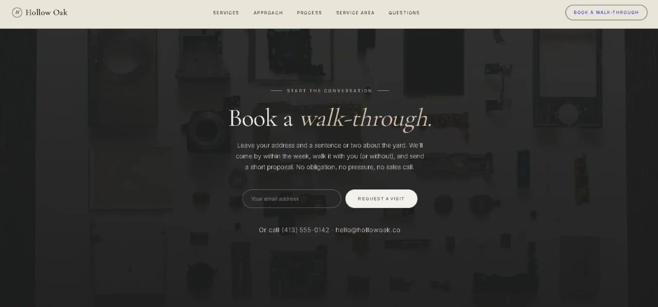 Hollow Oak Home Service Business Template — screenshot 3