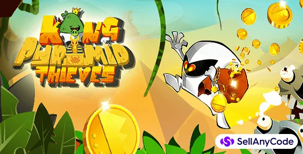 King of Pyramid Thieves Complete Game + 90 Levels & Level Editor — cover