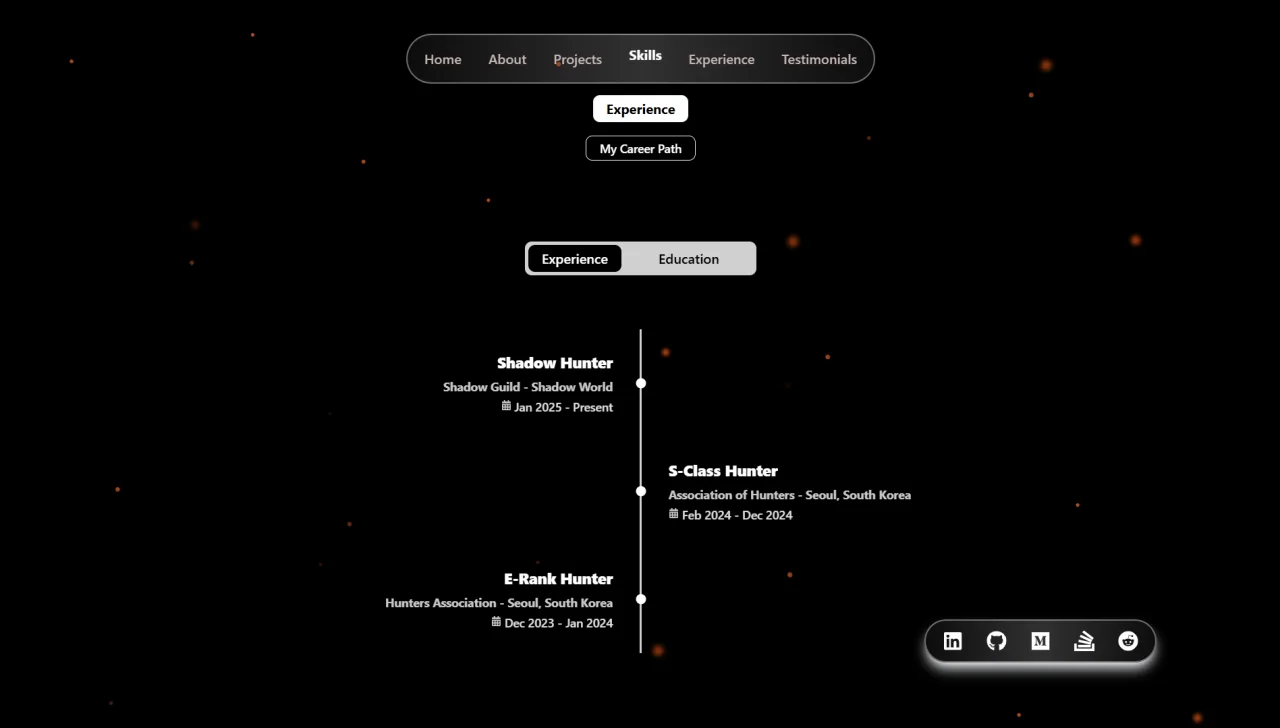 Portfolio Template — screenshot 2