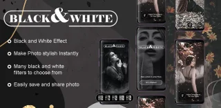 Photo Lab Black White Editor Pro - Black Photo Effects - Photo Editor - Dark Photo Editor - Android AdMob Ads