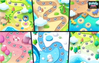 Puzzle Match Kit + PSD Source Pack