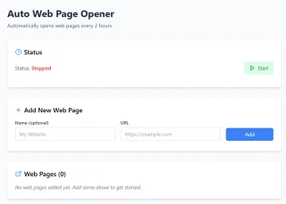 AutoWebPageOpener