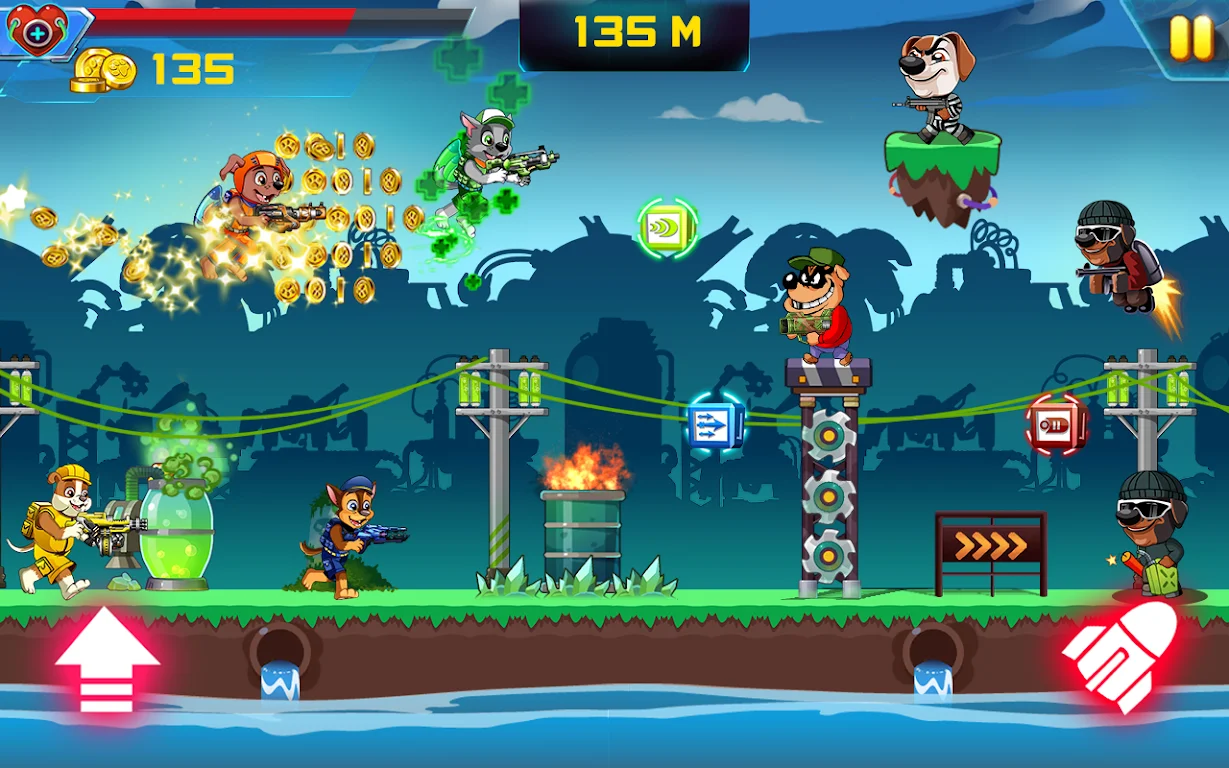 Paw Puppy Jetpack Fighter — screenshot 4