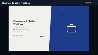 Business & Seller Toolbox
