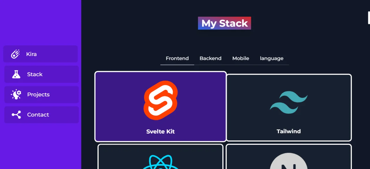 Professional Portfolio — screenshot 1