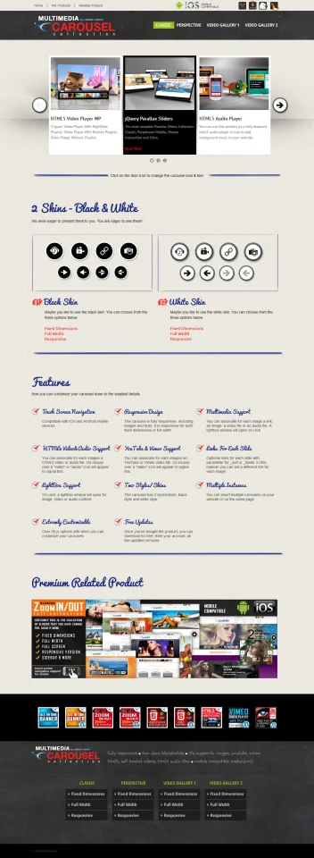 Multimedia Responsive Carousel with Image Video Audio Support - WordPress Plugin — screenshot 5
