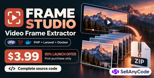 Frame Studio - PHP Laravel Video Frame Extractor with Docker