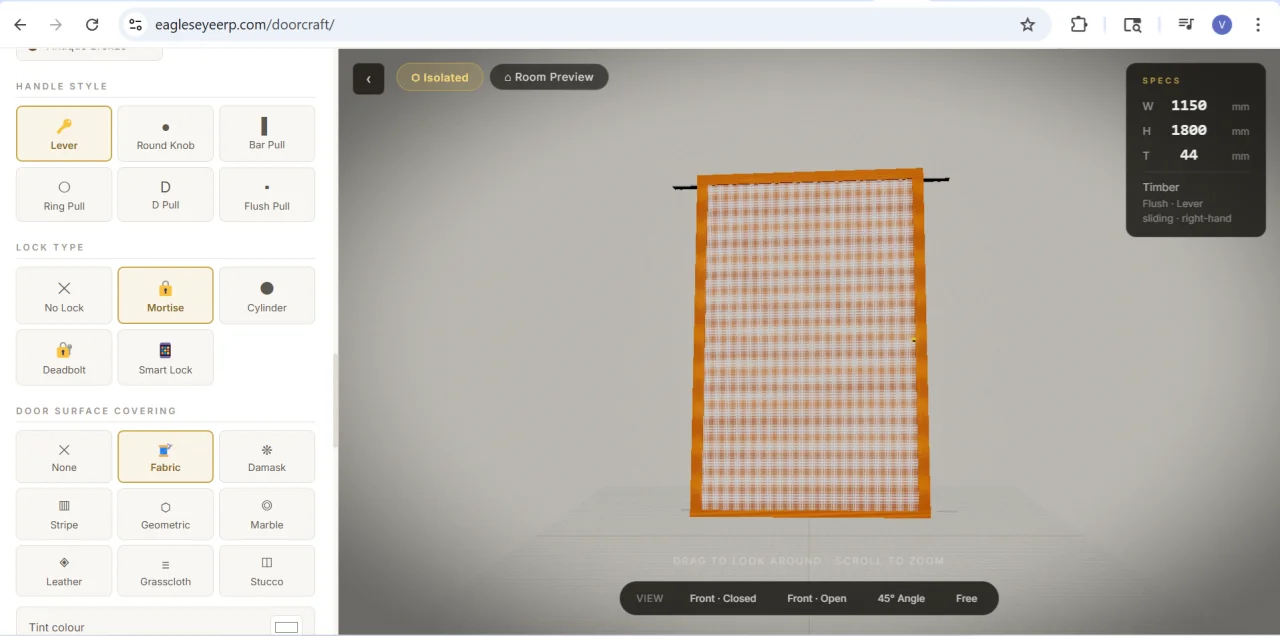 Complete Door Configurator (3D) — screenshot 5