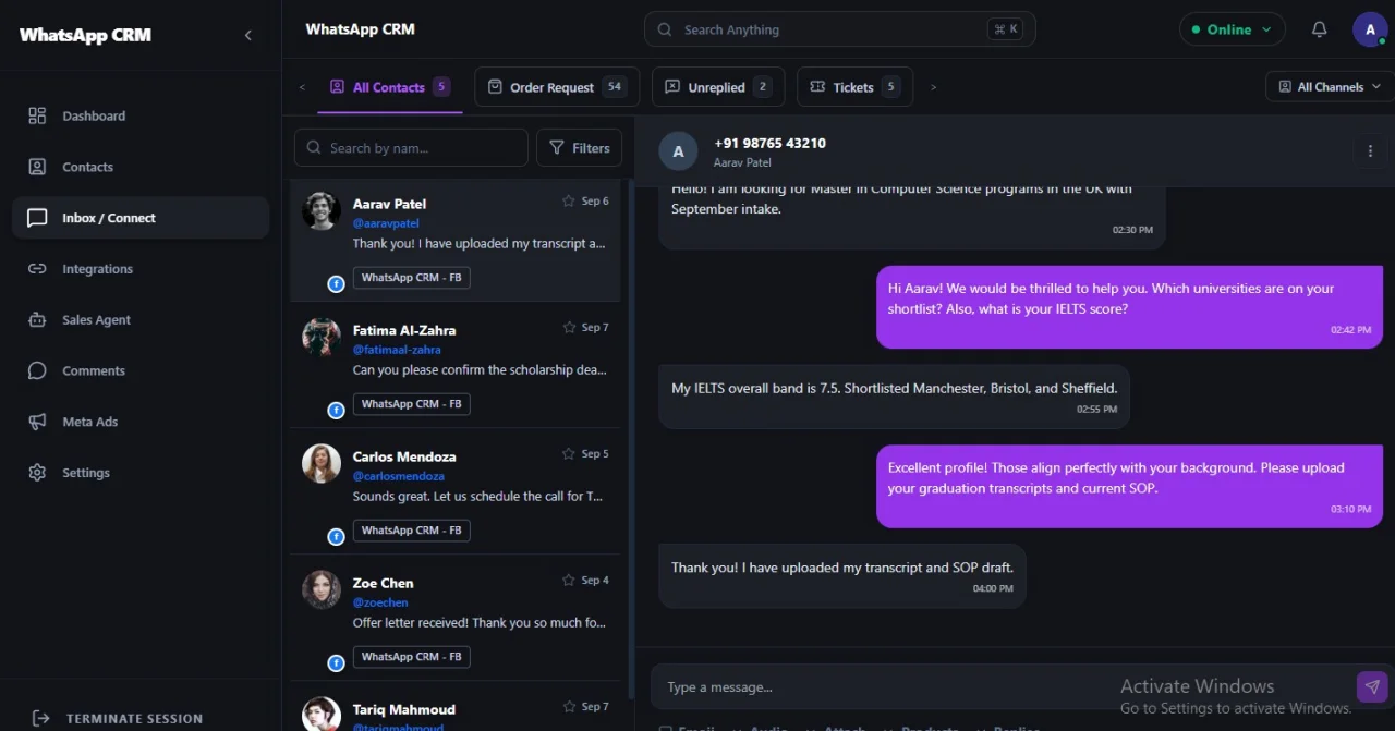 Modern Role-Based Enterprise CRM — screenshot 4