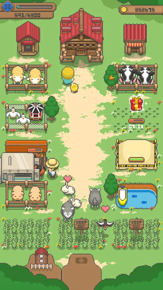 Tiny Pixel Farm - Simple Farm Game Unity Source — screenshot 2