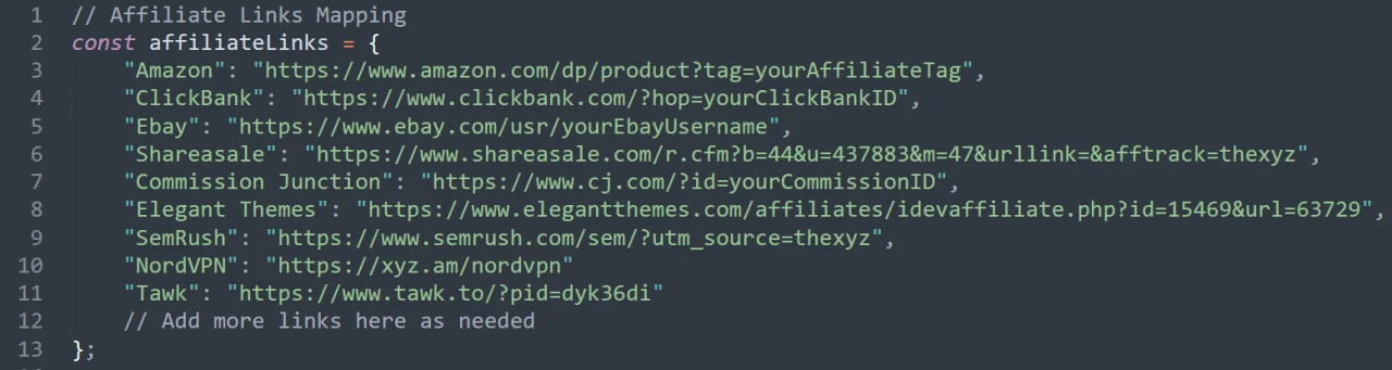 Auto Affiliate Links — screenshot 3
