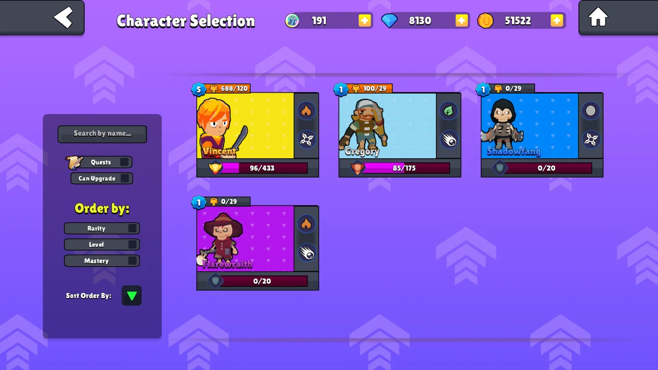 BulletHell Elemental Template (Survival) — screenshot 3