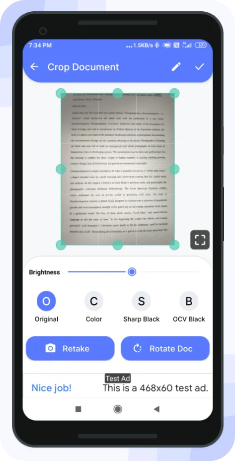DocScanner Pro - Android App with in-App Purchase and AdMob — screenshot 5
