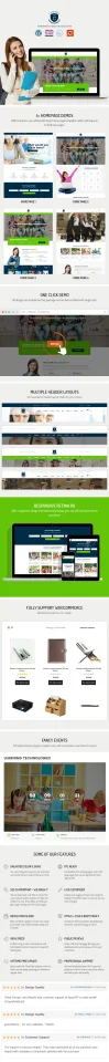 Campress - Responsive Education WordPress Theme — screenshot 1