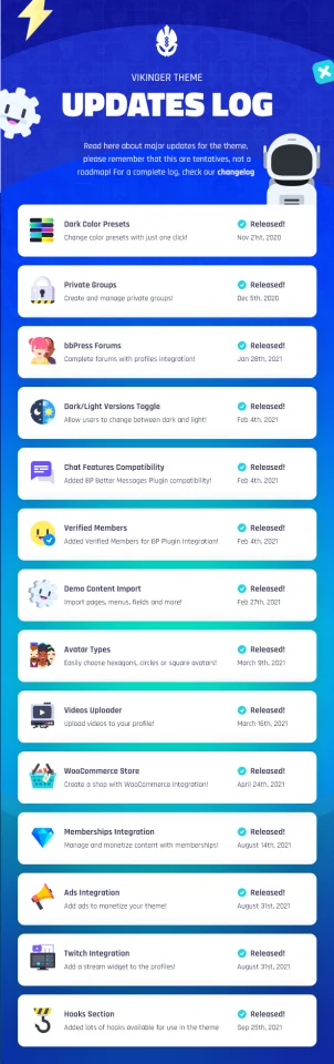 Vikinger - BuddyPress and GamiPress Social Community — screenshot 1