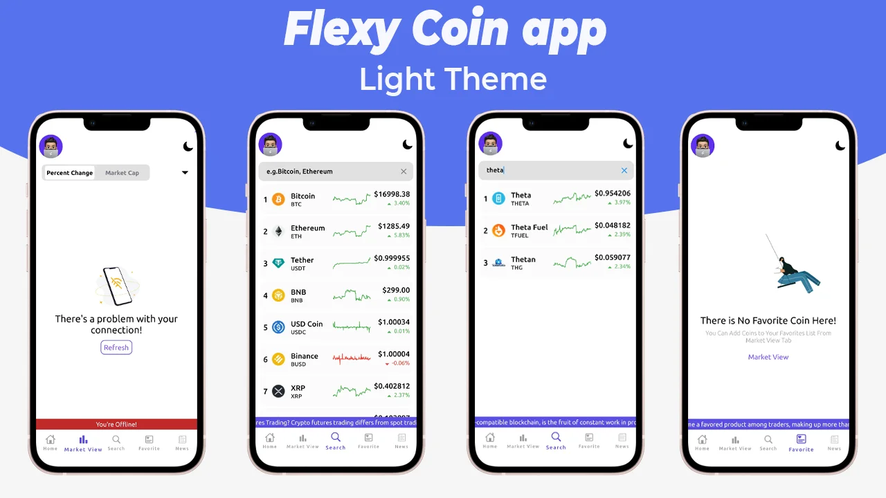 FlexyCoin - Cryptocurrency App — screenshot 2