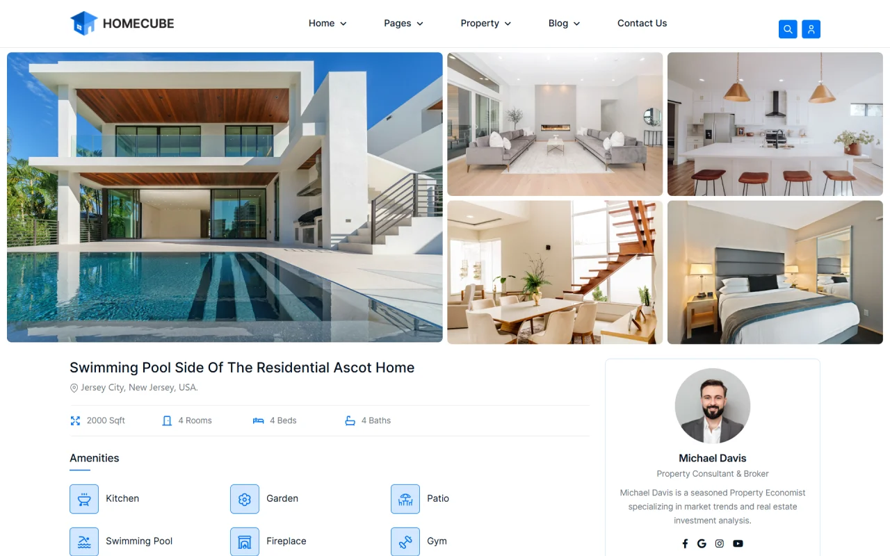 Real Estate Wholesale Website Template Responsive HTML5 Design with Contract Integration — screenshot 3