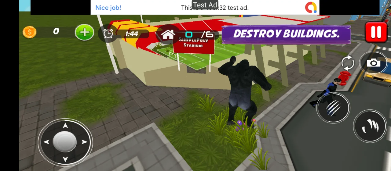 Gorilla Rampage: Angry Kong City Attack 2021 — screenshot 2