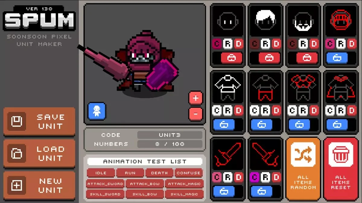 2D Pixel Unit Maker - SPUM — screenshot 3