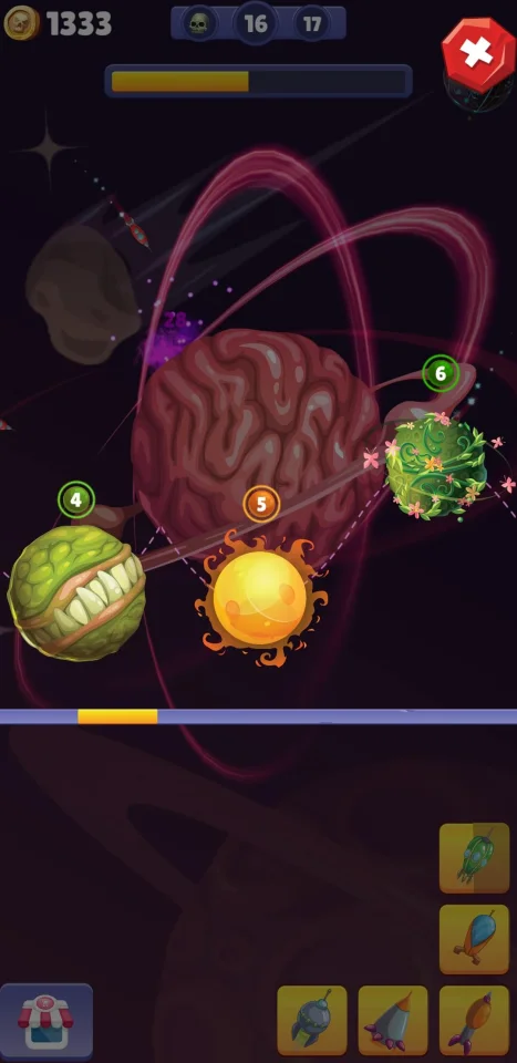 Idle Space Destroyer – Planet Bomber Hyper Casual Game — screenshot 5