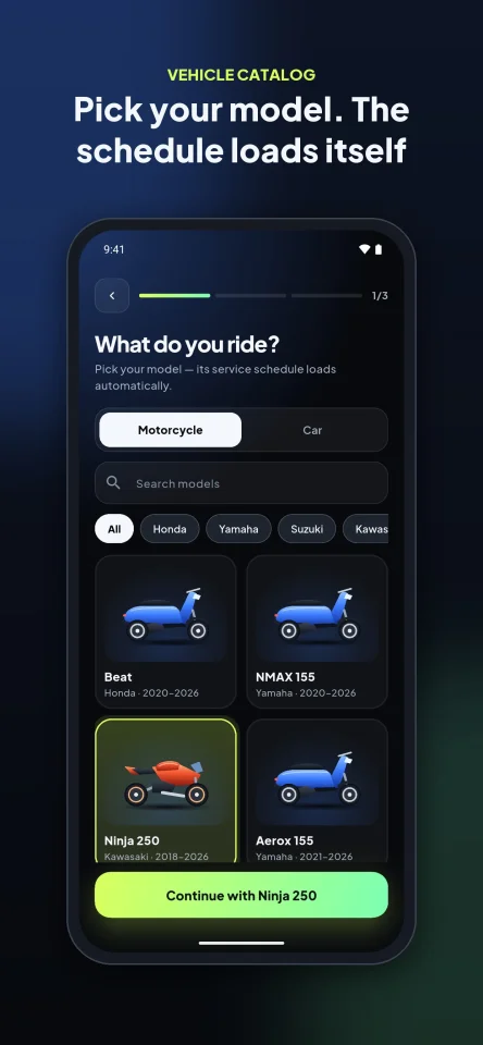 Odomate - Car & Motorcycle Service Reminder App | Flutter + Laravel Admin Panel — screenshot 6