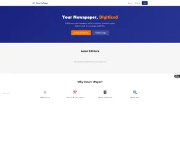 Smart ePaper - Digital Newspaper Publishing Platform with Crop Tool