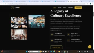 Luxuria Luxury Restaurant HTML Template