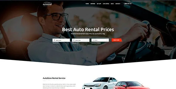 Autozone - Auto Dealer & Car Rental Theme — screenshot 3