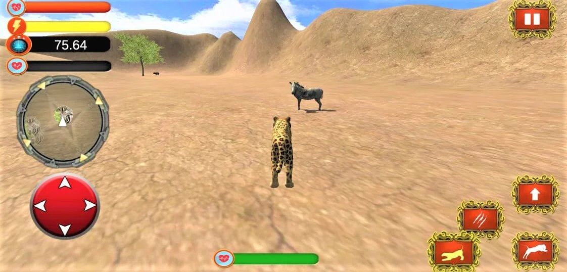 Wild Cheetah Simulator: Savanna Tiger 3D 64 Bit Source Code — screenshot 3