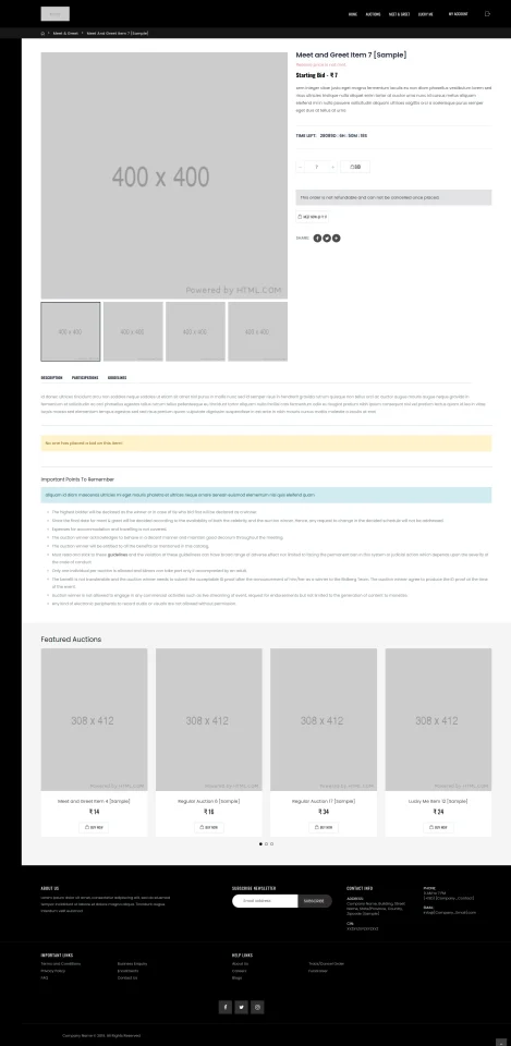 eCommerce with Auction as a Service PoC — screenshot 5