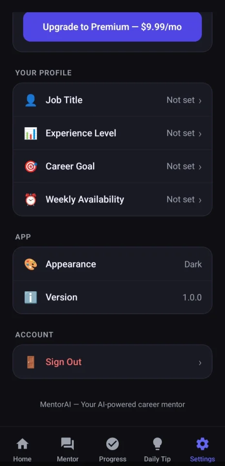MentorAI — screenshot 8
