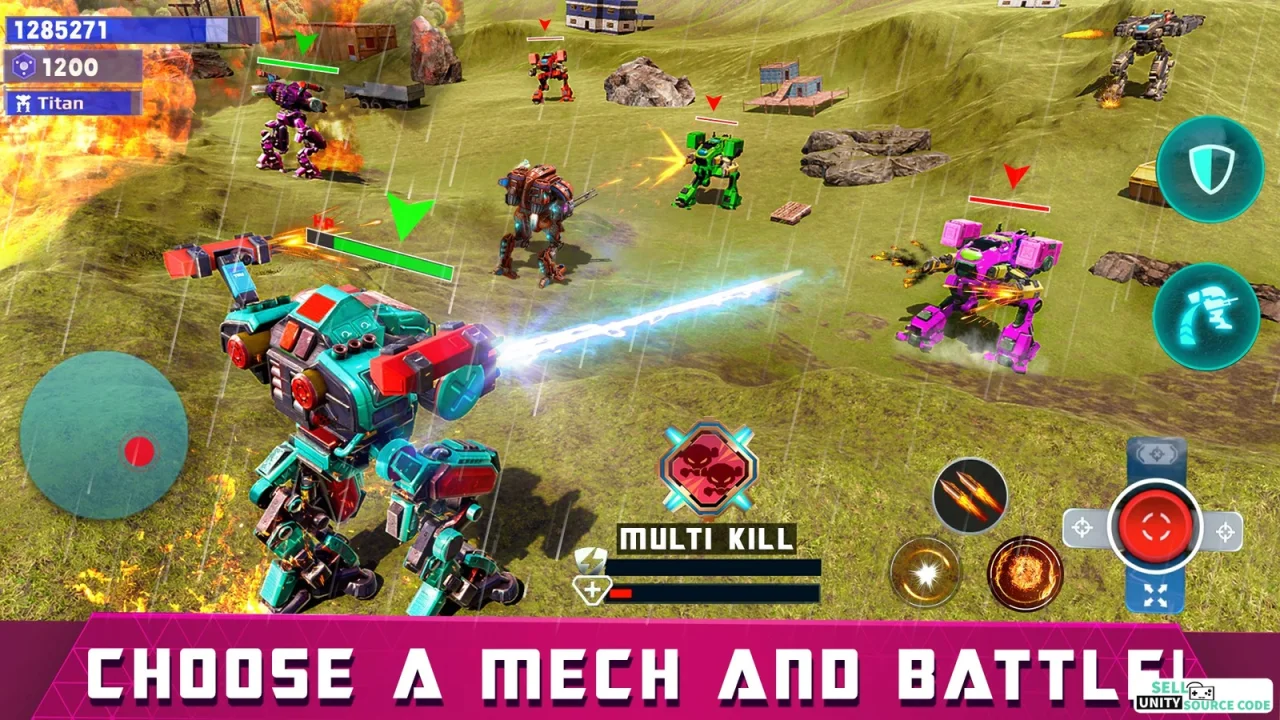 Mech Robot Games - Multi Robot — screenshot 2