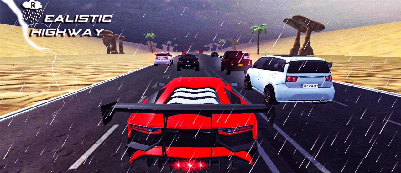 Highway Rider-Traffic Rush — screenshot 4