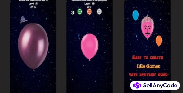 Inflate Balloon - iOS Source Code — cover