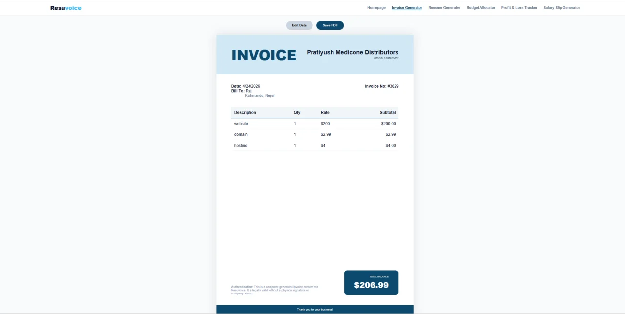 Resuvoice — screenshot 2