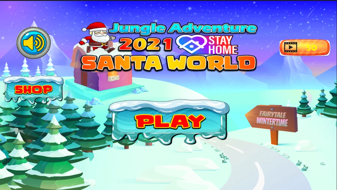 Super Jungle Adventure Santa World 2021 - Full Unity Game GDPR AdMob Ads — screenshot 1