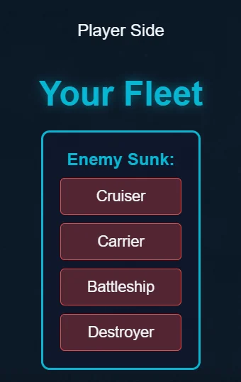 Battleship Game — screenshot 2