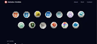 3D Modern Portfolio Web