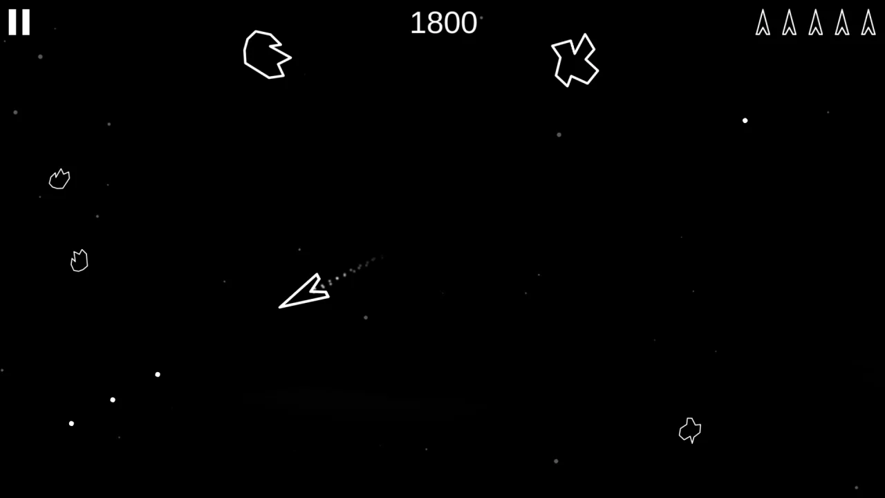 Asteroids - Unity Retro Game with AdMob Ads — screenshot 2