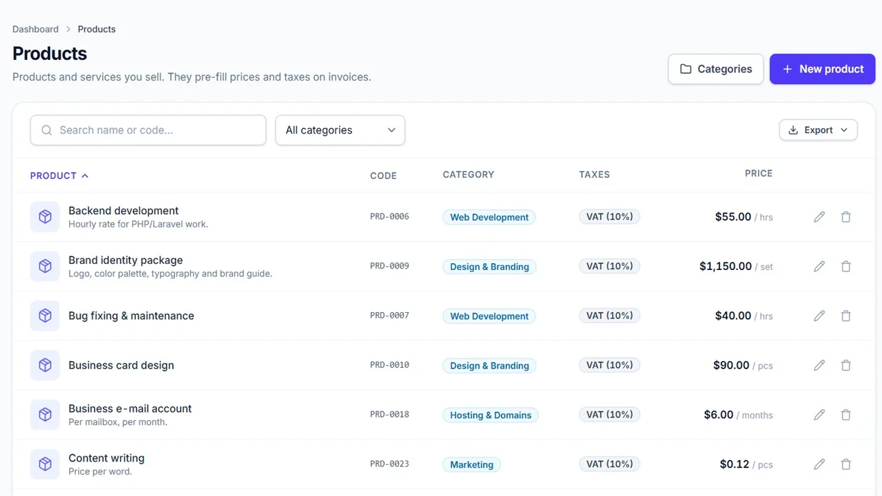 Invoice Master - Laravel Invoice, Quote Payment Management System — screenshot 5