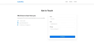 AudioPhile - Headphones Landing Page HTML Template