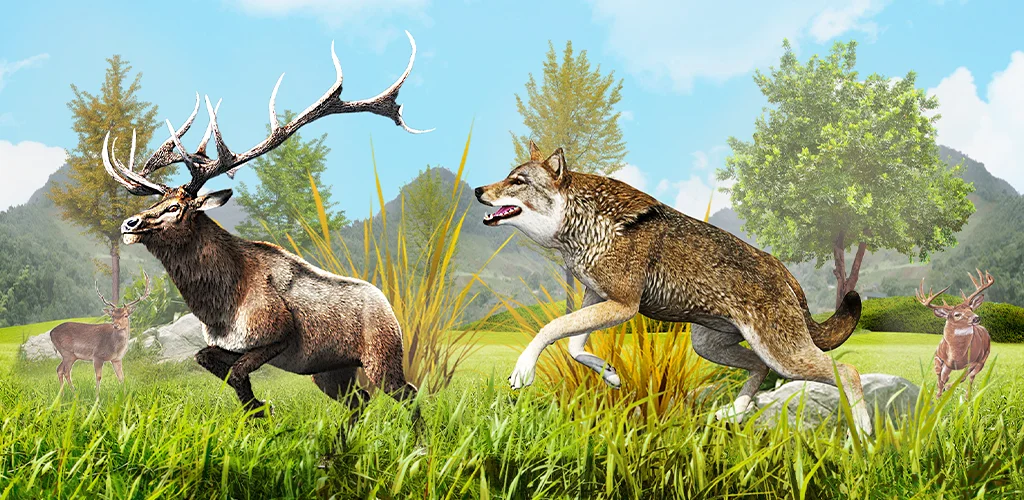 Wolf Simulator Attack Games 3D — screenshot 1