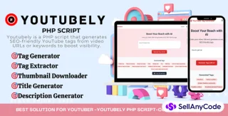 Youtubely - Tag Generator PHP Script