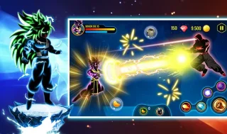 Shadow Goku Saiyan Battle