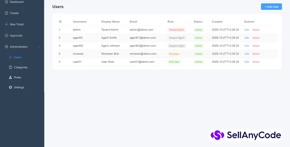 TenantHelp Multi-Tenant Help Desk & Ticketing System (Spring Boot + Vue 3) — cover